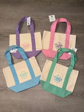 Trader Joe’s viral mini pastel tote bags FULL SET